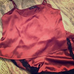 Cute Boohoo sleepwear shorts and tank set!